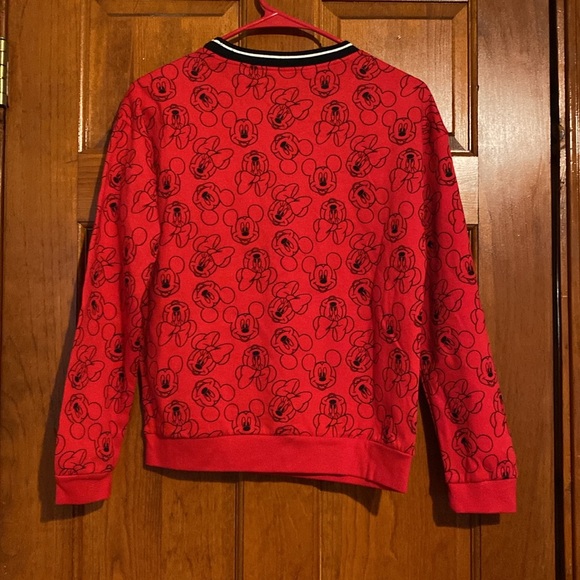 Disney Mickey Mouse Red & Black Sweatshirt & Joggers Set - Picture 3 of 10